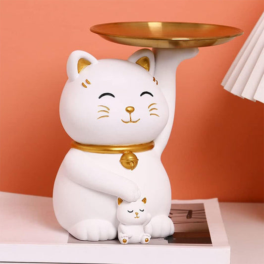 LuckyBowl - Obstschale mit glücklichen Kater