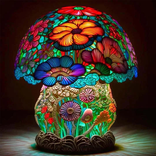 Glaslamp - lampe i farvet glas Fortryllende farver og beroligende lys til alle rum | 50% Rabat