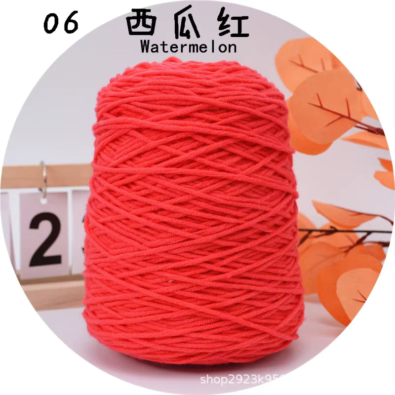 Holdbar 8-trådet flerfarvet tufting garn (400g)