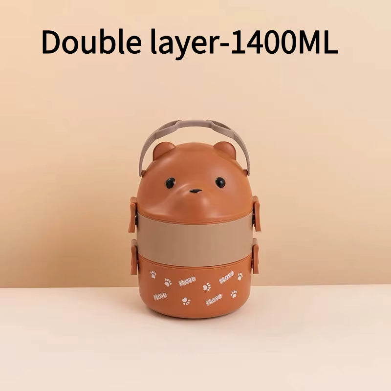 Doppelt isolierte und auslaufsichere Lunchbox (mikrowellengeeignet)