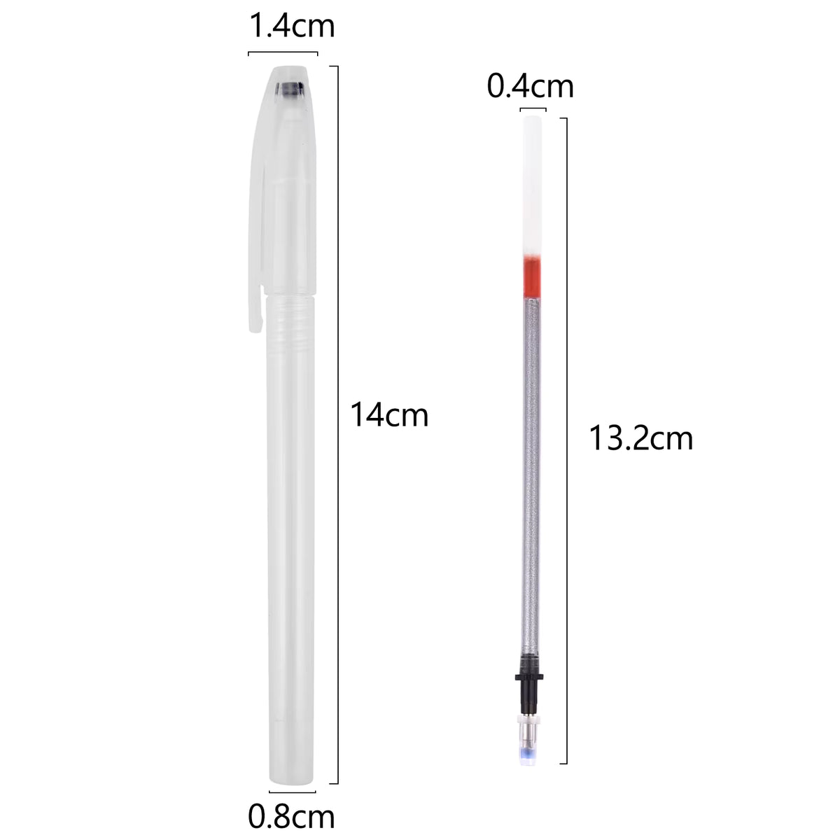 Wasserlöslicher, nachfüllbarer Markierstift für Leder und Stoff (1 mm Spitze)