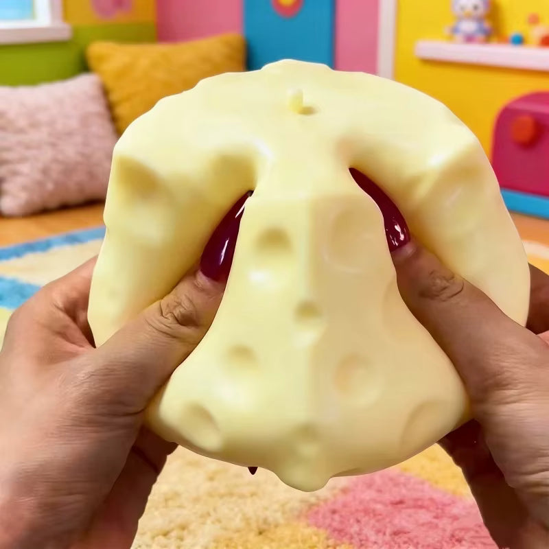 Extra großes, langsam zurückfederndes, formbares Käse-Squishy-Spielzeug