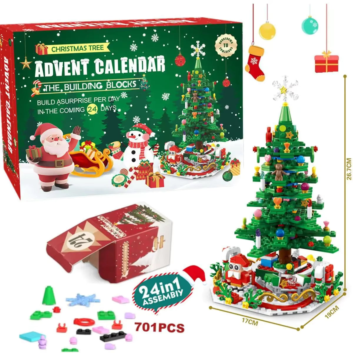 24-dages Havfrue Smykkekalender (Gaveæske)