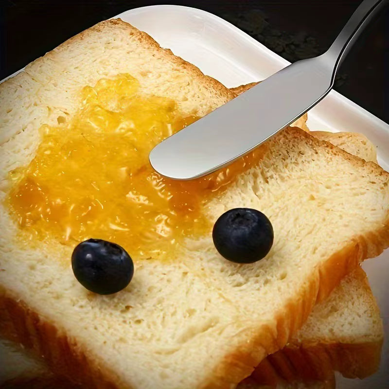 Ergonomischer rutschfester Butter- und Käsemesser aus Edelstahl (16,5 cm)