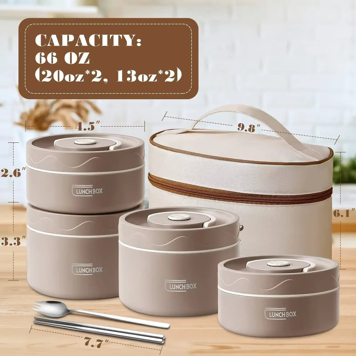 Vakuumisolierte Lunchbox aus rostfreiem Stahl 304