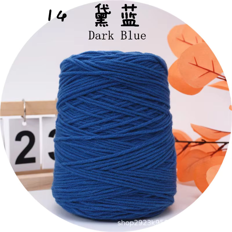 Holdbar 8-trådet flerfarvet tufting garn (400g)