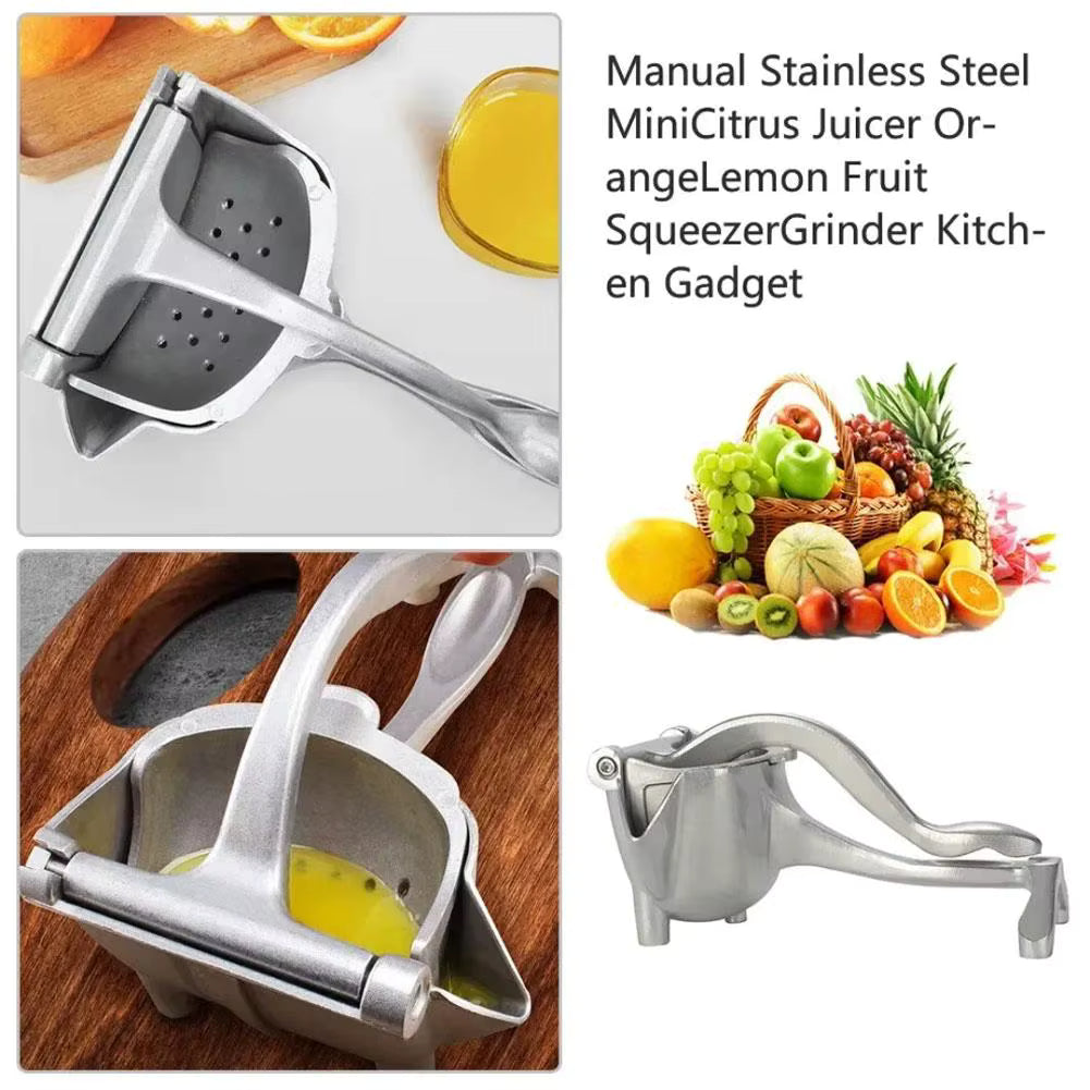 Robuste manuelle Zitruspresse aus Aluminium (abnehmbare Teile)