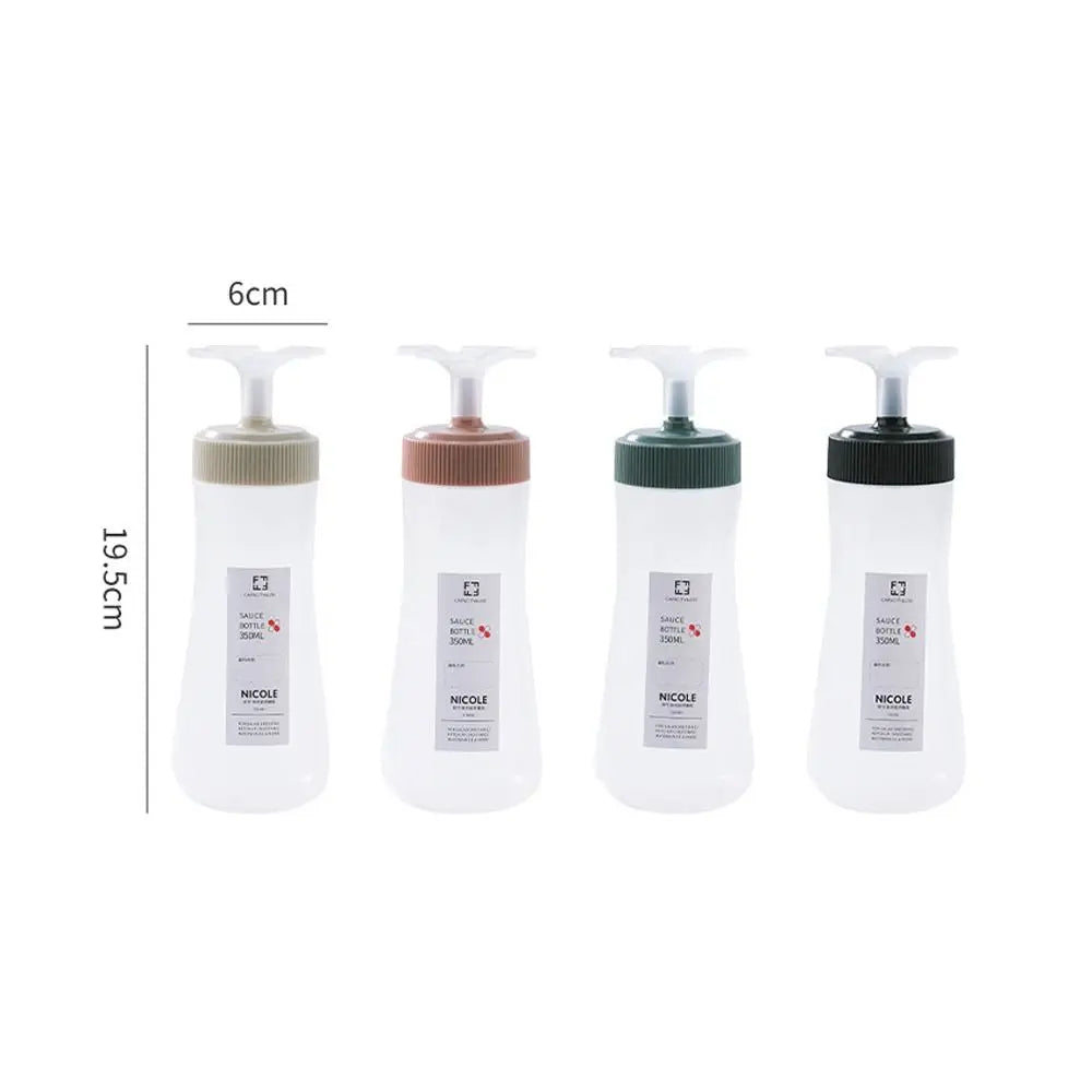 BPA-fri squeeze-flaske med måleskala til sauce (350 ml)