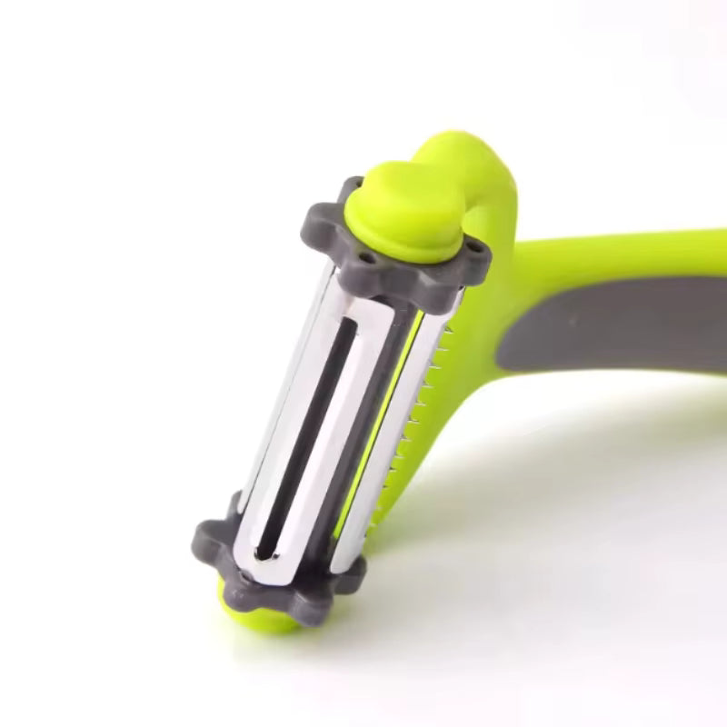 3-i-1 Holdbar Ergonomisk Skræller og Skærer