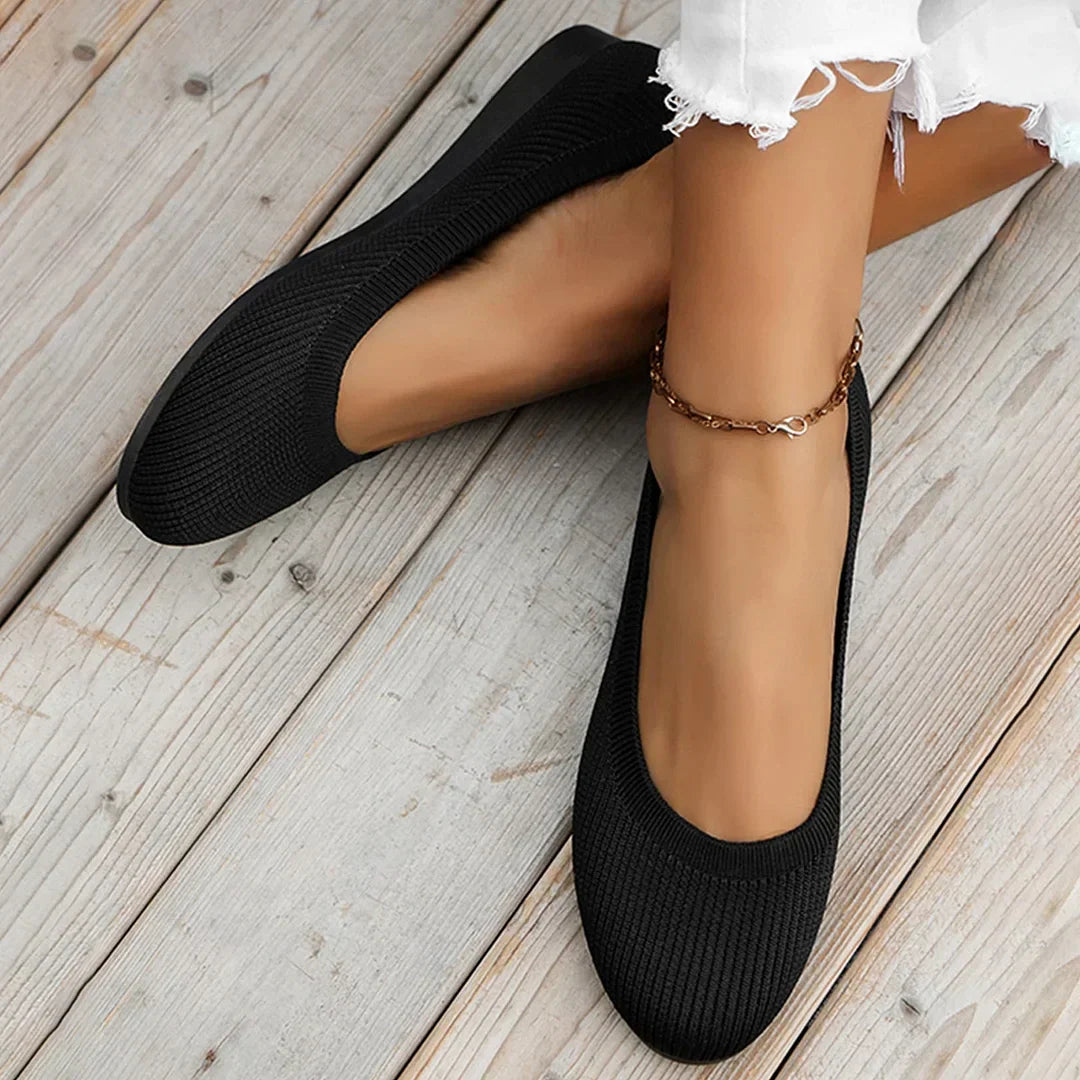 BreezeStep - Atmungsaktive flache Schuhe | Atmungsaktive flache Schuhe für frische Füße