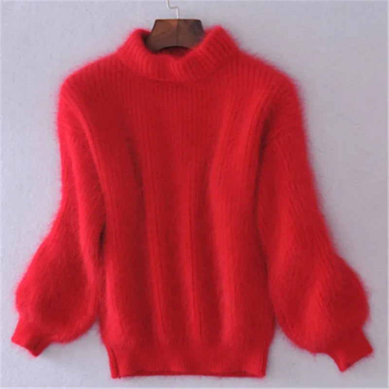 Livia - Pullover im Vintage-Angora-Stil