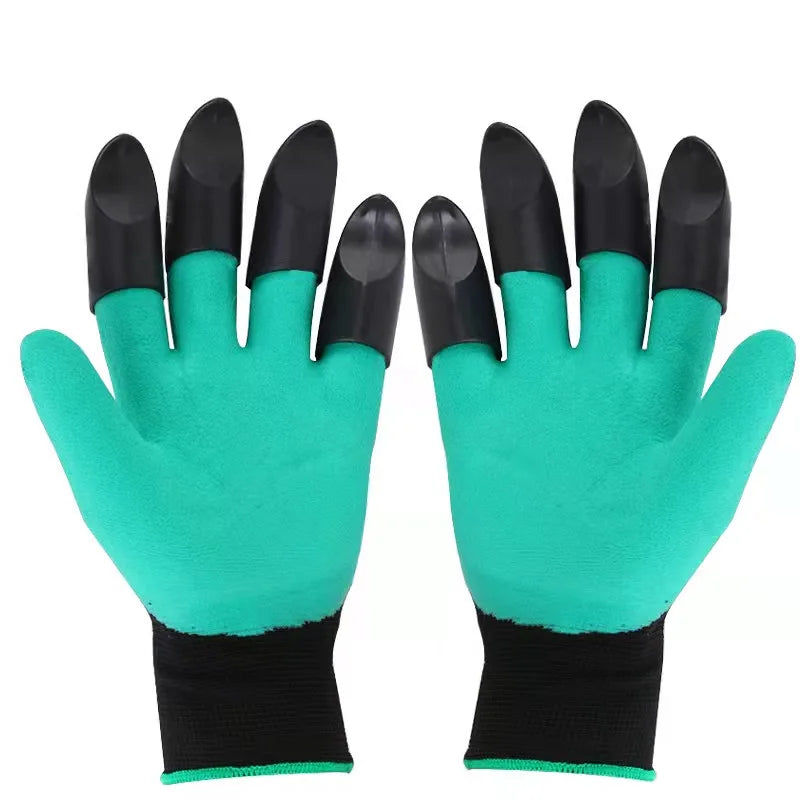 Schutzhandschuhe für den Garten mit Krallen an den Fingerspitzen