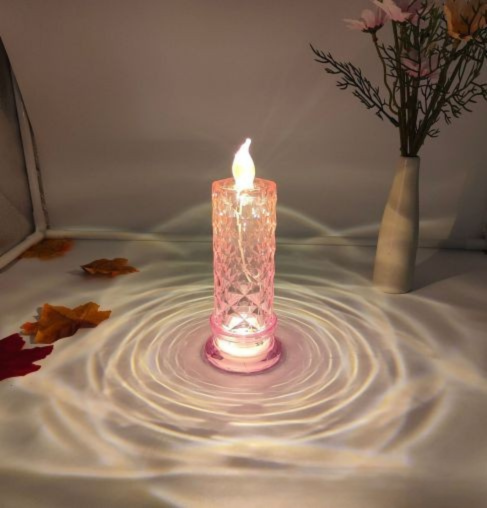 AuraLuxe Kristall LED-Licht — Fesselndes Glühen, Sofortige Stimmung