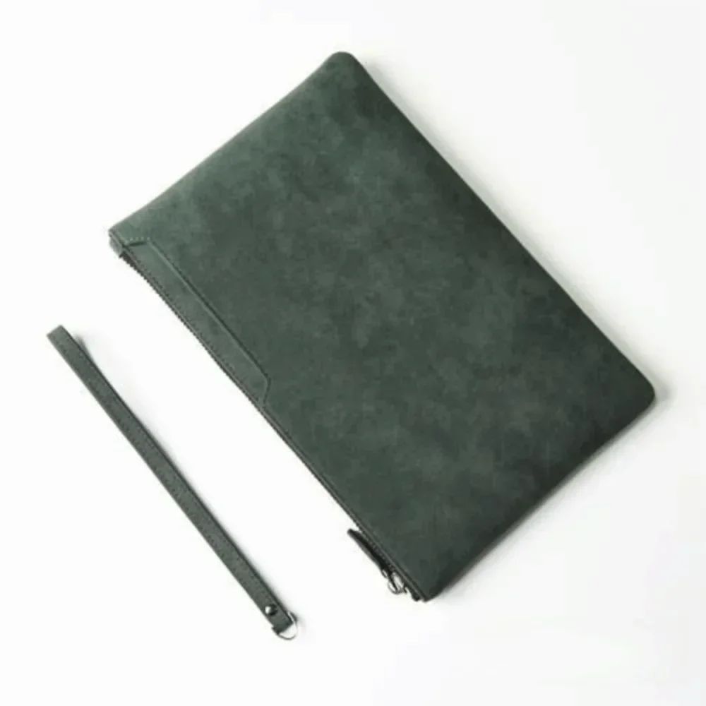Mehrteilige faltbare Clutch aus PU-Leder