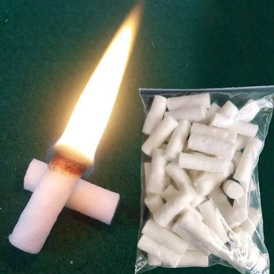 Wasserdichte und schnell entzündbare gewachste Baumwollstreichhölzer für Feuerstarter