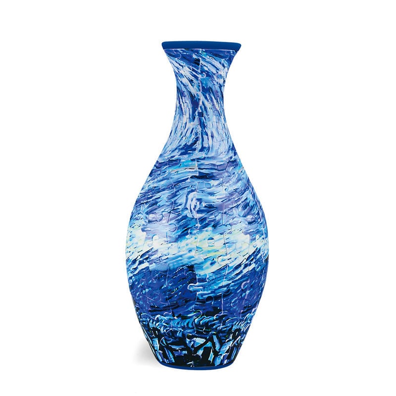 EcoBloom - 3D Puzzle Vase - Dekorative Blumenvase mit abnehmbarer Wasserbehälter