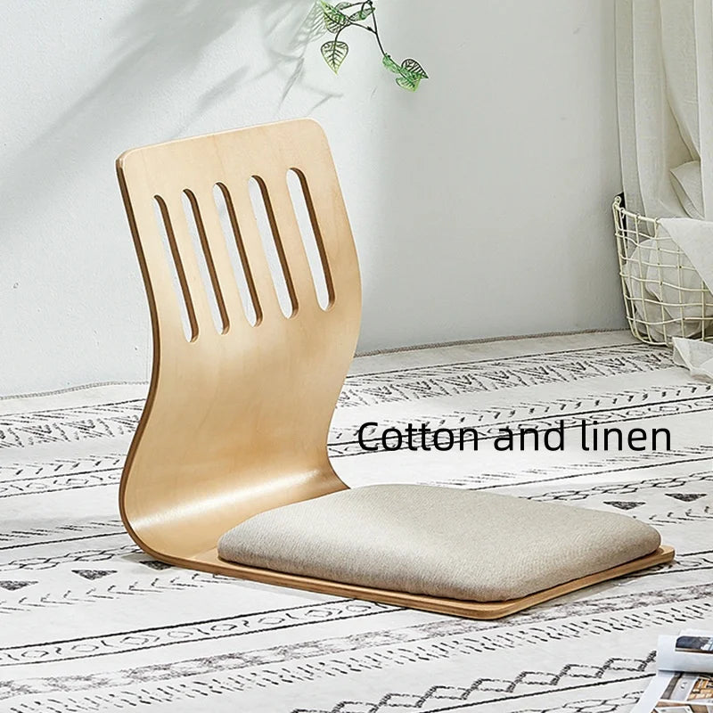 Ergonomisk polstret gulvstol uden ben