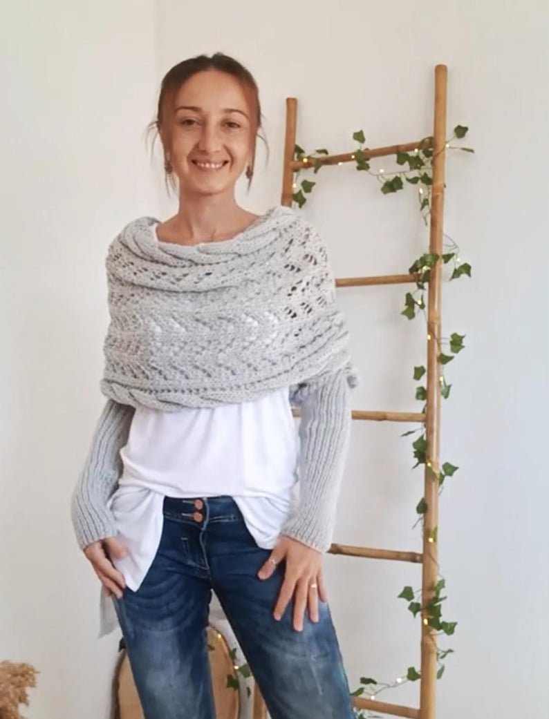 CozyKnit - Bequemes Strickschal | Vielseitige Eleganz für jeden Anlass