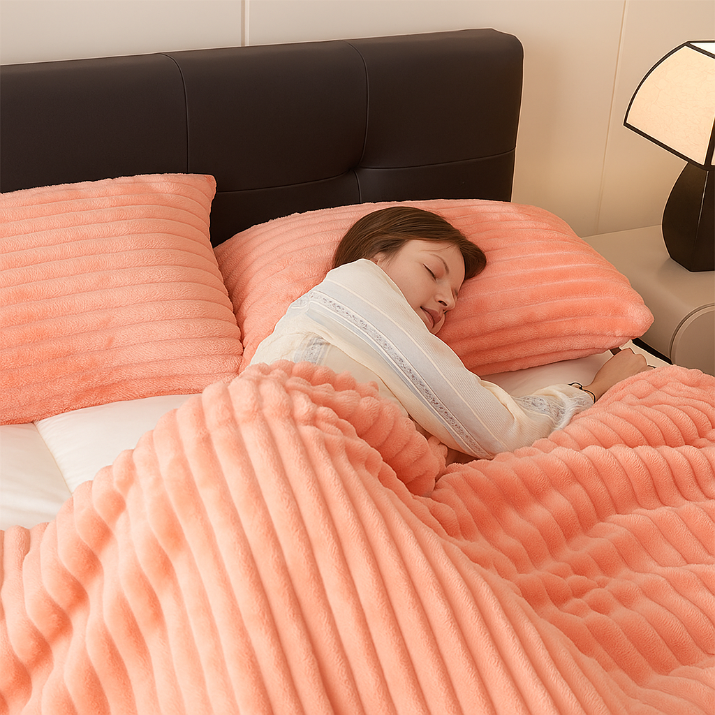 LuxeNest Tæppe — Omfavn Beroligende Varme