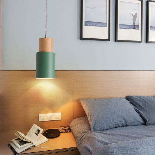 NordicGlow - Nordic Macaron Zylinder Aluminium 1-Licht LED-Pendelleuchte