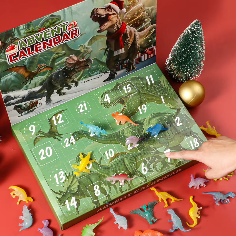 24-dages samler-dinosaur-julekalender (24 figurer)