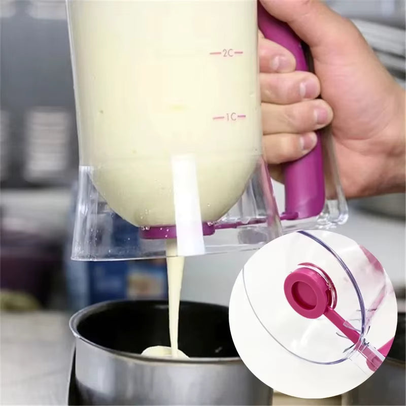 Drypfri bredåbning målt dispensere til dej (900ml)