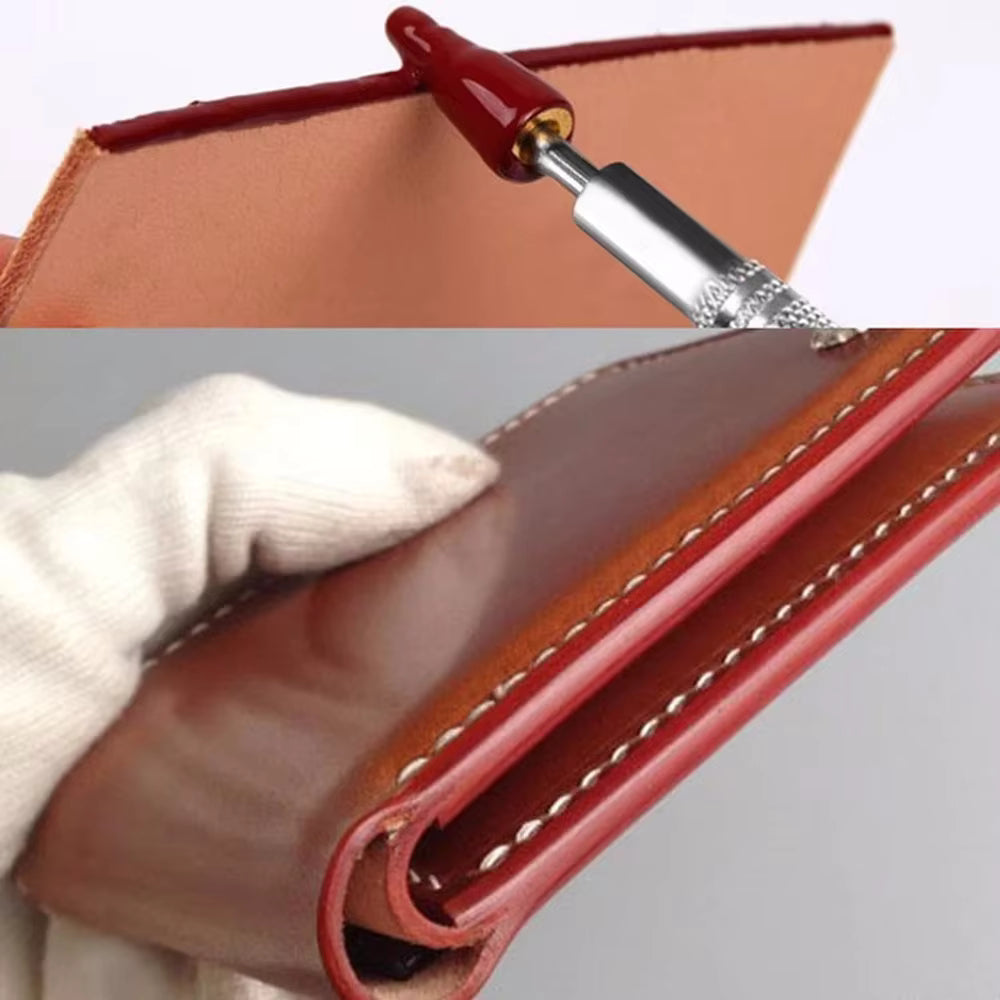 Schneller und präziser Rollstift für Lederkantenfarbe (Metallkopf)