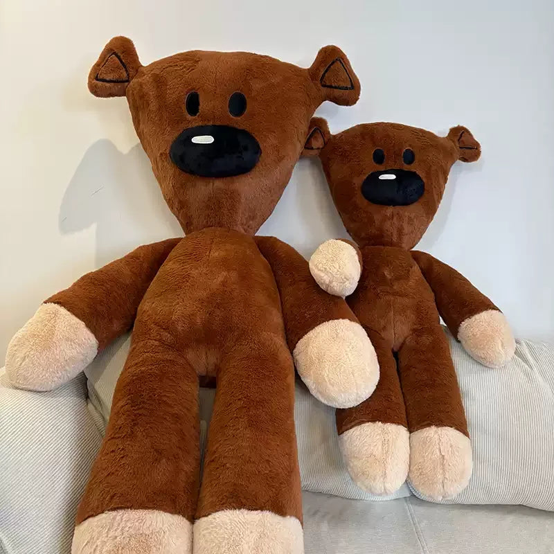 Blød brun plysbamse (30–110 cm)