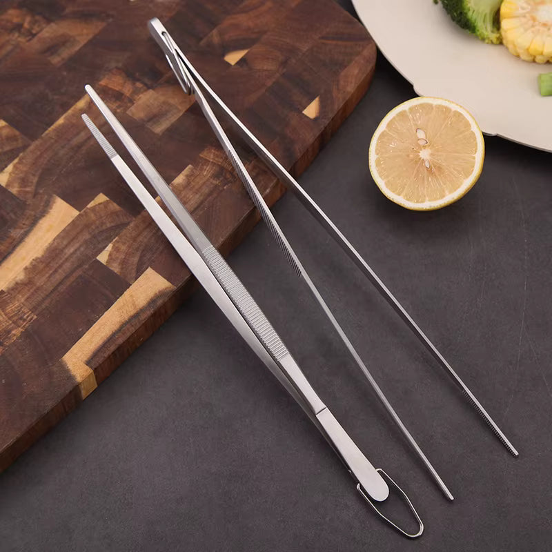 Kochpinzette aus Edelstahl zum Kochen (12 Zoll)