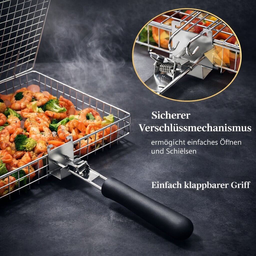 IronSavor Grillkurv — Perfekt Grillet Hver Gang