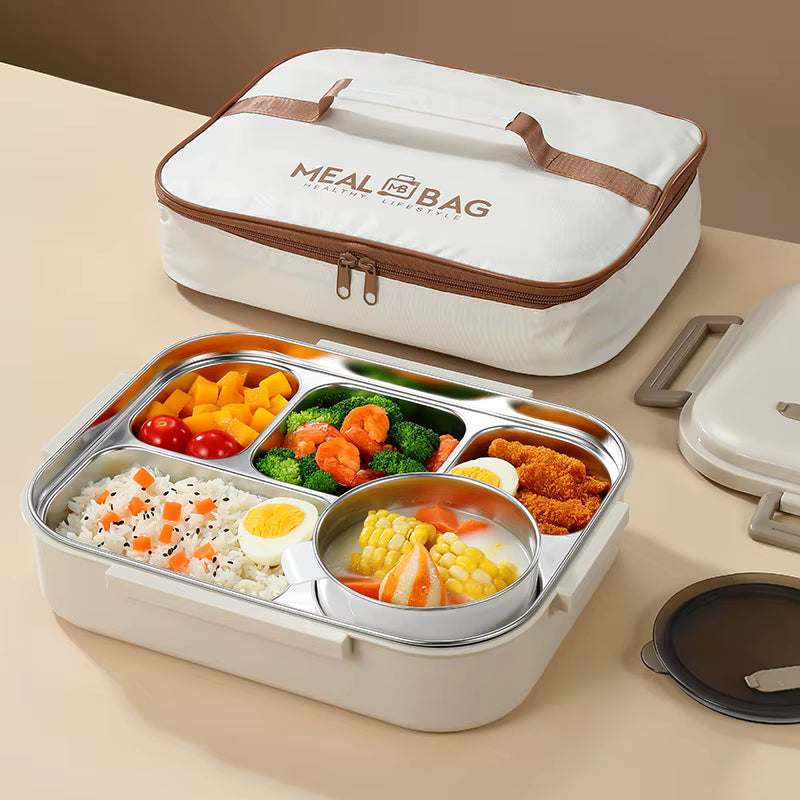 Vakuumisolierte, auslaufsichere Lunchbox aus rostfreiem 304er Edelstahl