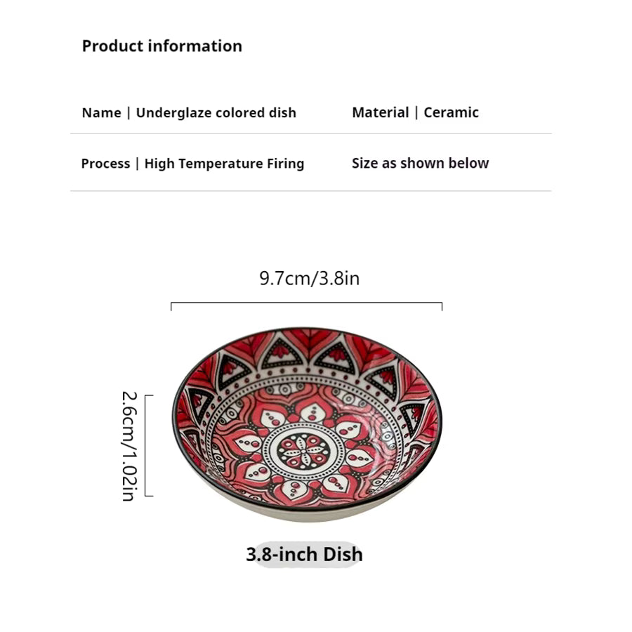 Böhmische Keramik-Gewürzschalen (Set mit 6 oder 10)