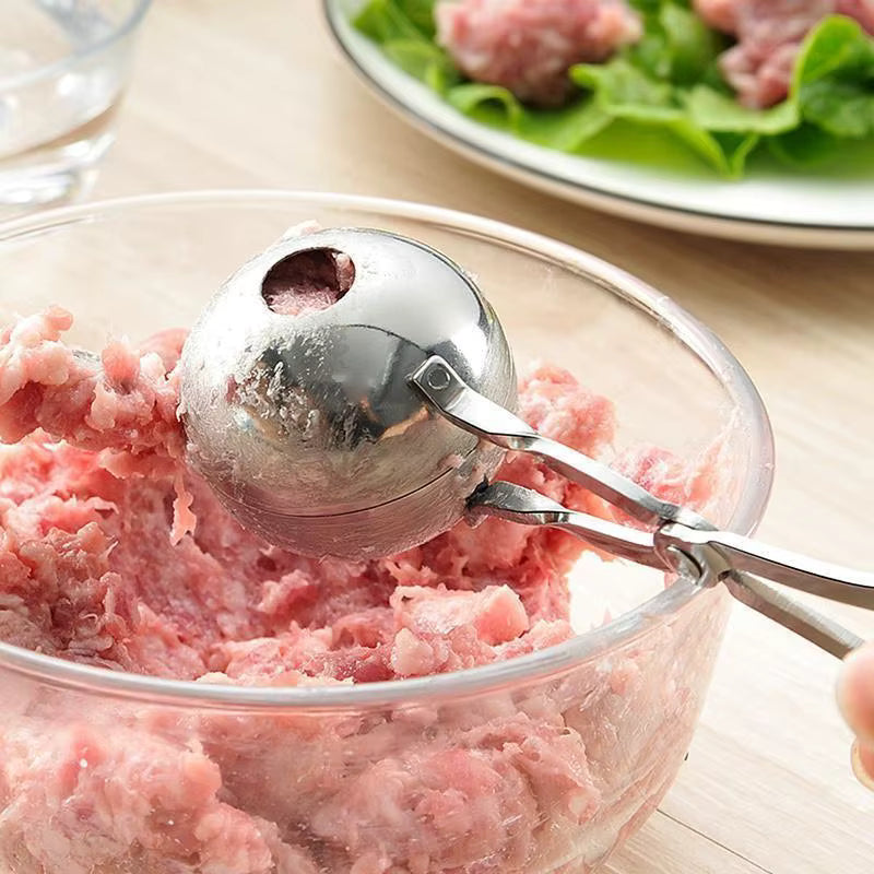 Antihaft-Fleischbällchen- und Reisbällchenformer aus Edelstahl (3 Größen)