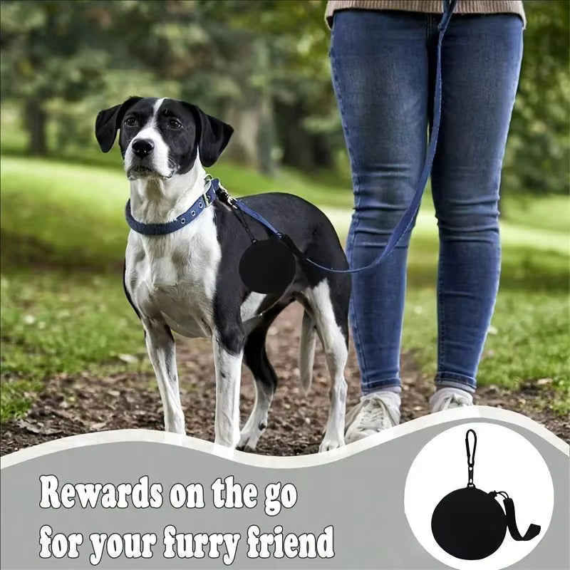 Rutschfester Silikon-Clip-on-Leckerlibeutel für Hunde