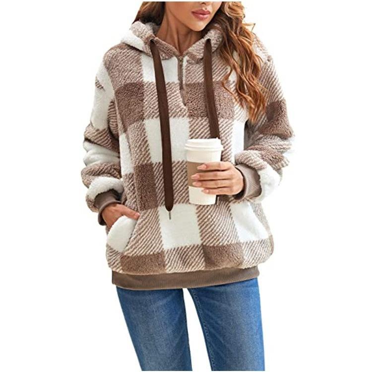 CozyChic - Damenpullover | Bequemer Pullover mit halbem Reißverschluss für jeden Anlass!