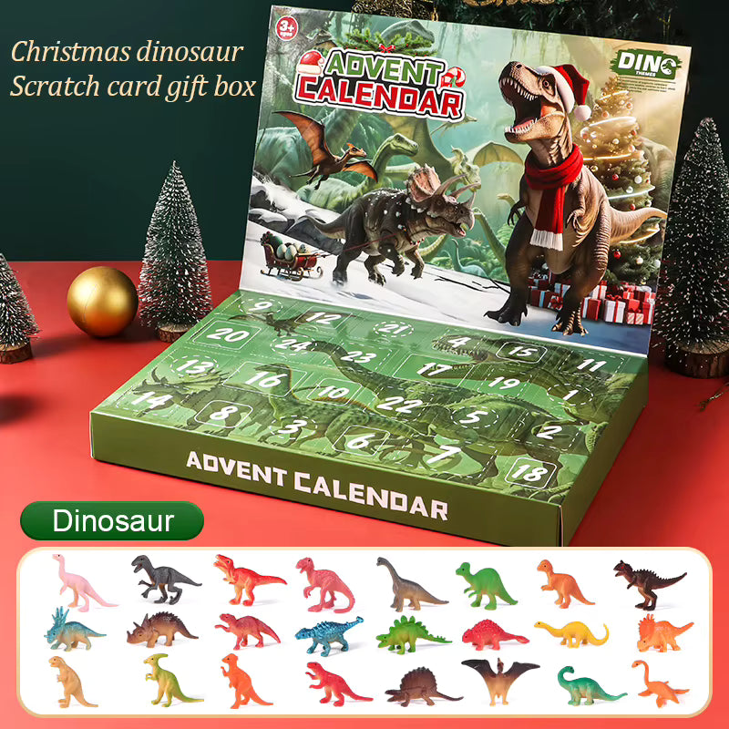 24-dages samler-dinosaur-julekalender (24 figurer)