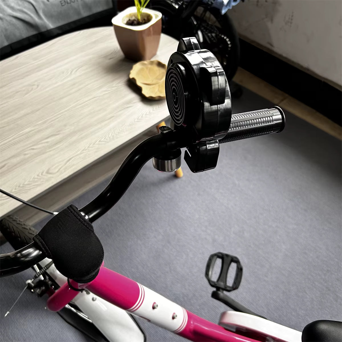 Realistisches Motorrad-Style-Fahrradhorn (batteriefrei)