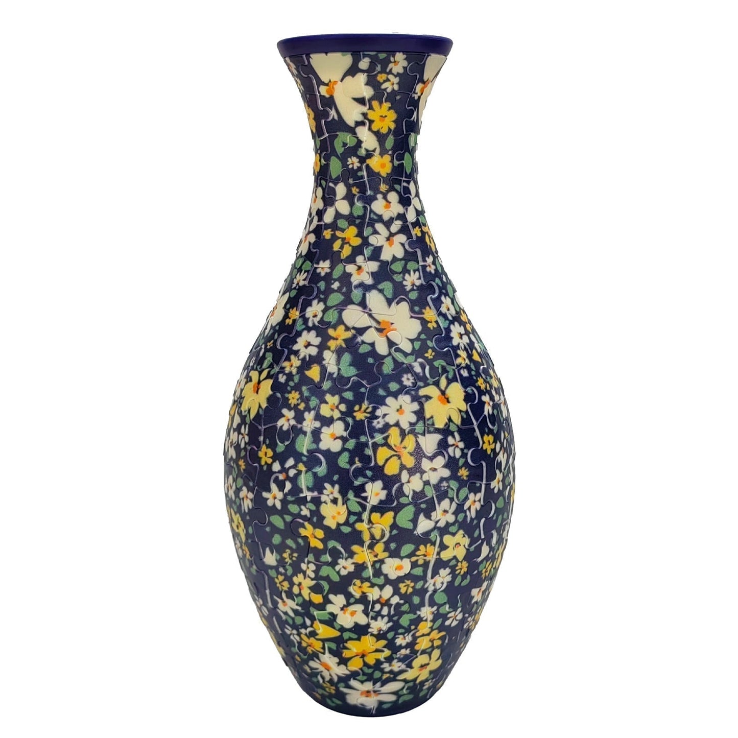 EcoBloom - 3D Puzzle Vase - Dekorative Blumenvase mit abnehmbarer Wasserbehälter