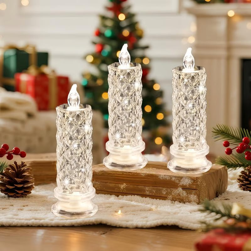 AuraLuxe Kristall LED-Licht — Fesselndes Glühen, Sofortige Stimmung