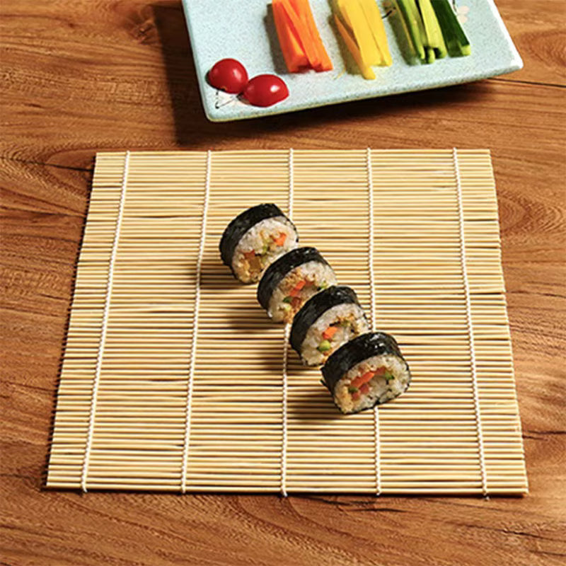 Umweltfreundliches Bambus-Sushi-Rollset (2-teiliges Set)