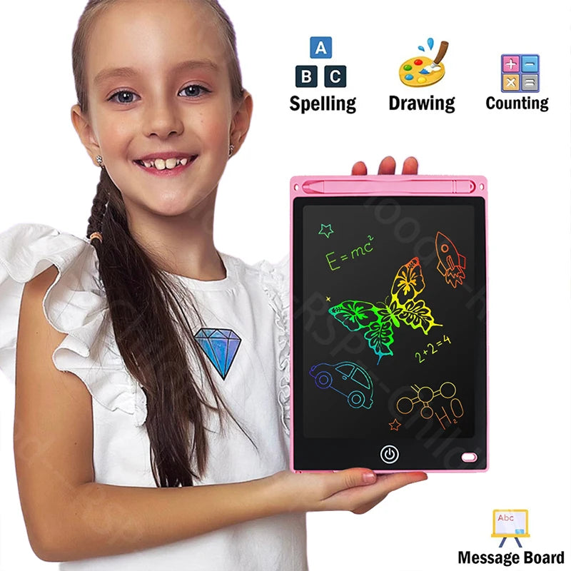 Umweltfreundliche, wiederverwendbare LCD-Schreibtafel für Kinder (8,5 Zoll)