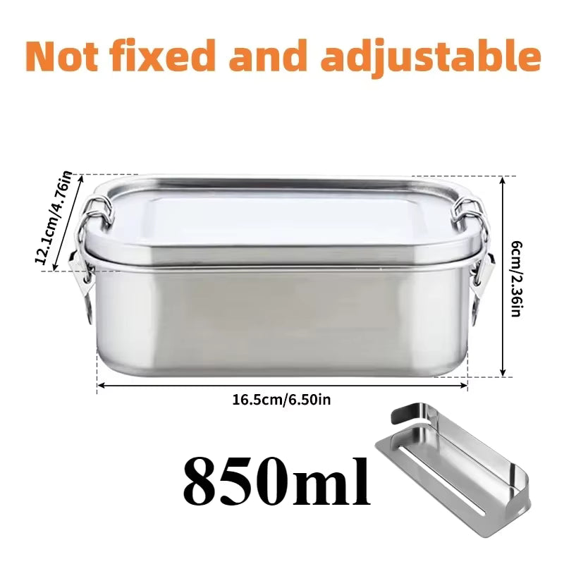 Luftdichte und auslaufsichere Bento-Box aus 304er Edelstahl
