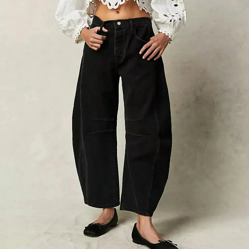 StyleEase - Bequeme Damenhose mit weitem Bein