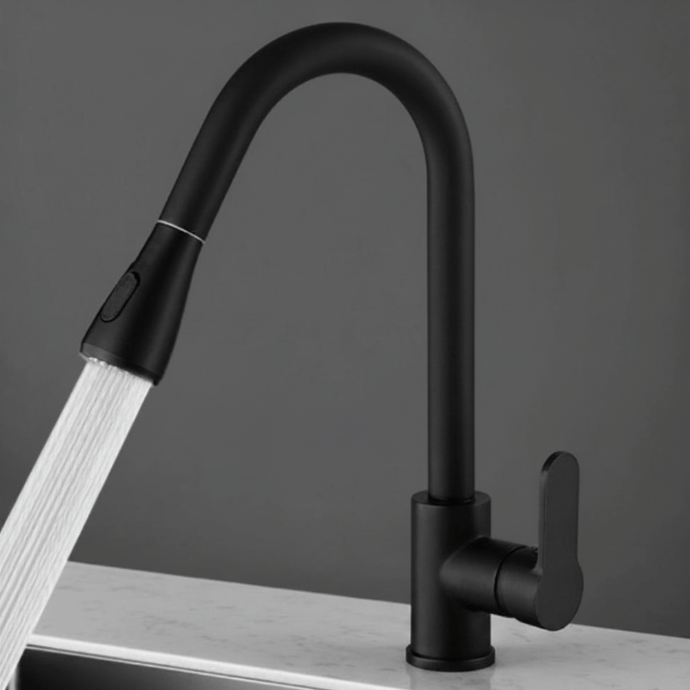 flexibler Schlauch für Küchenarmatur – Küchenarmatur – Küchenarmaturen in Chrom – Küchenarmatur mit ausziehbarem Auslauf – Küchenarmatur aus Edelstahl – Ideal für Kücheninseln