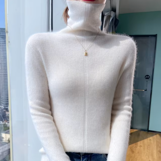 CozyWool - Rollkragenpullover aus Wolle und Kaschmir