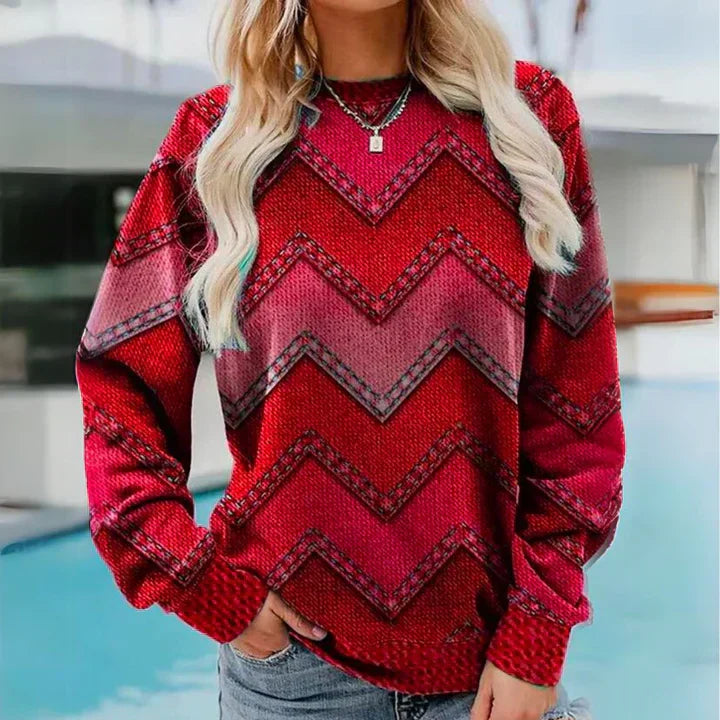 VintageVibe - Bunte Vintage-Strickjacke | Stil und Wärme für kalte Tage