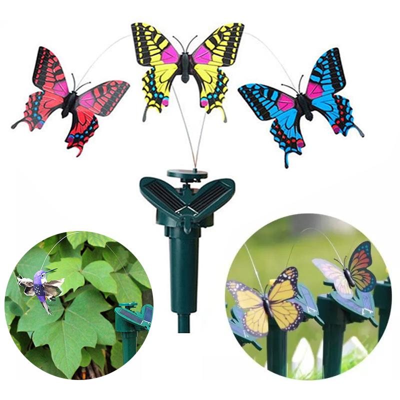 SolarFlair - Solarbetriebene tanzende Kolibri und Schmetterling