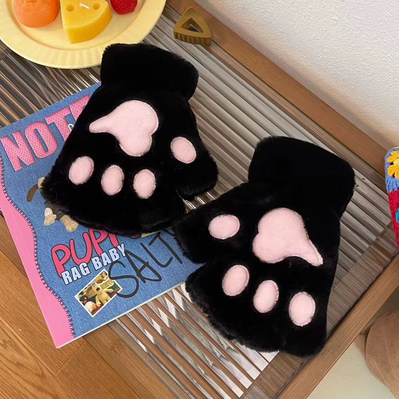 Bequeme weiche fingerlose Pfotenhandschuhe