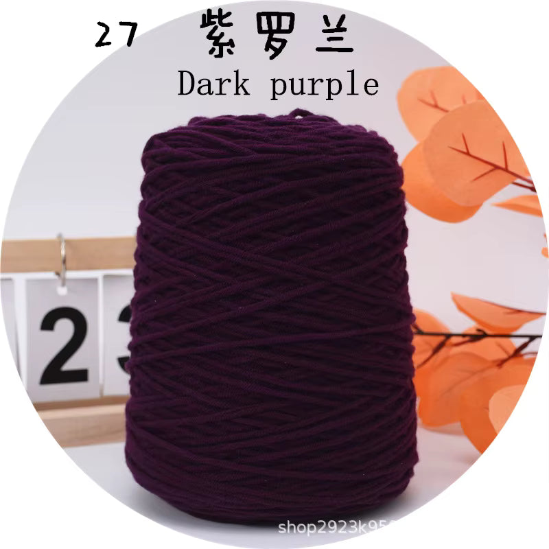 Holdbar 8-trådet flerfarvet tufting garn (400g)