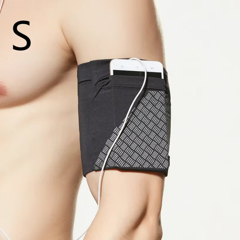Sicherer Sitz, leichtes und verstellbares Laufarmband (für Telefone unter 6,5 Zoll)